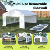Quictent Premium 13x20 Reinforced Heavy Duty Party Tent with Storage Bags
