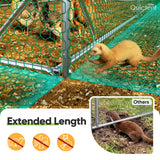 Quictent Essential Series 12x9ft Metal Chicken Coop Run with Climbing Ladder