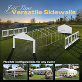 Quictent Premium 16x32 Reinforced Heavy Duty Party Tent with 4 Storage Bags & Church Windows