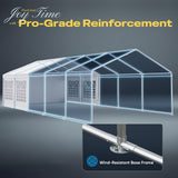 Quictent Premium 16x32 Reinforced Heavy Duty Party Tent with 4 Storage Bags & Church Windows