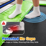 Zupapa 4x6FT Upgrade Rectangle Kids Trampoline with Safety Enclosure Net, Square Trampoline for Toddlers Ages 3-6