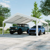 Quictent 20'x20' Heavy Duty Party Tent Outdoor Canopy with Church Windows