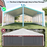 Quictent 20x30ft Heavy Duty Party Tent Outdoor Canopy with Mesh Windows