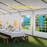 Quictent Premium 20x40 Heavy Duty Party Tent with Church Windows & 6 Storage Bags