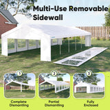 Quictent 20x40ft Heavy Duty Party Tent Outdoor Canopy with Church Windows