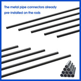 LONG FIBERGLASS ROD (One piece) for trampoline net