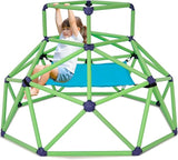 Zupapa 6ft Monkey Bars Climbing Dome with Hammock, Sturdy & Easy Assembly Jungle Gym with Hammock for Kids