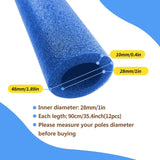 NET POLE FOAM (One piece) for trampoline Pole