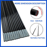 LONG FIBERGLASS ROD (One piece) for trampoline net