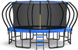 ORCC Kids Trampoline, 1200LBS Weight Capacity Outdoor Trampoline 16 15 14 12 10 8FT Yard Trampolines for Kids Adults