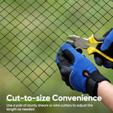 Quictent 3.3 x 25 FT Hardware Cloth for Chicken Coop, 1/2 inch 20 Gauge Dark Green Vinyl Coated Chicken Wire Mesh, Predator Proof Chicken Fence, Garden Netting