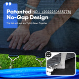 1500LBS Capacity Rectangle Trampoline 10X17FT Zupapa Outdoor Square Gymnastics Trampolines