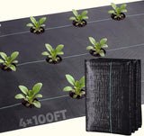 KING BIRD 3FTx50FT Weed Barrier Landscape Fabric, 3.2oz Heavy Duty Woven Ground Cover Geotextile Fabric for Flower Garden Bed, Driveway, Pathway, Gravel & Yard Weed Control Mat