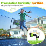 ORCC Kids Trampoline, 1200LBS Weight Capacity Trampoline 16 15 14 12 10 8FT with Basketball Hoop Water Sprinkler Spiral Ground Stakes Outdoor Yard Trampolines for Kids Adults 12FT