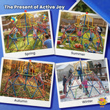 Zupapa 10FT Climbing Dome with Tower, Outdoor Geometric Dome Climber Tower for Kids 3-10 Supporting 1200 lbs