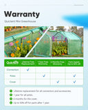 Quictent Mini Greenhouse for Indoor Outdoor, Portable Quick-Setup Waterproof Green House, 71x36x36in, Green