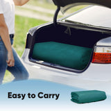 Quictent 10x20 ft Carport Replacement Tarp Canopy Top Cover with Valance and Bungee Balls, Green