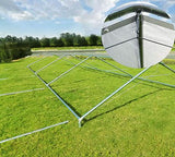 Quictent 10¡¯x20¡¯ Carport Heavy Duty Car Canopy Galvanized Car Boat Shelter with 4 Reinforced Steel Cables White