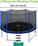 Zupapa Saffun 10' Trampoline With Safety Enclosure