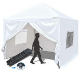 Quictent Upgraded Privacy 10' x 10' Pop Up Canopy-White