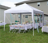 Quictent Upgraded Privacy 8' x 8' Pop Up Canopy-White
