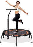 Zupapa Fitness Trampoline with Adjustable Handrail Bar ââââââââââââ‚?Hexagon