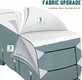 AutoClam Upgraded Travel Trailer RV Cover, Extra-Thick 5 Layers Anti-UV (6 Size)
