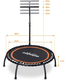 Zupapa 40" Mini Fitness Trampoline with Adjustable Handrail-Round