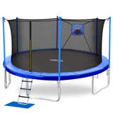 ORCC 14' Trampoline with Basketball Hoop