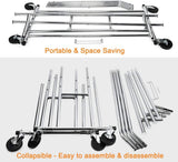 HOKEEPER 400 LBS Load Capacity Heavy Duty Commercial Grade Clothing Garment Rack