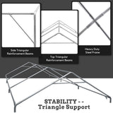 King Bird Upgraded 10' x 20' Carport