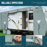 AutoClam Upgraded Travel Trailer RV Cover, Extra-Thick 5 Layers Anti-UV (6 Size)