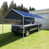 Quictent 10'x20'Carport Upgraded Heavy Duty Car Canopy Party Tent Shelter Tent -Blue