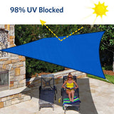 Quictent 185G HDPE 26'x20' Sun Sail Shade Canopy Blue