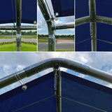 Quictent 10'x20'Carport Upgraded Heavy Duty Car Canopy Party Tent Shelter Tent -Blue