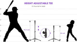 Zupapa Baseball Softball Practice Combo - 7 X 7 Feet Net Purple