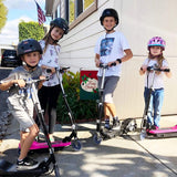 MAXTRA UL Certified Upgraded E100 Adjustable Handlebar Folding Electric Scooter-Black