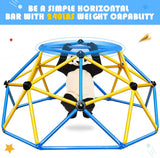 Zupapa Experience Ultimate Fun with The 2025 Upgraded Decagonal Geo Dome Climber - Supports 750LBS and Easy Assembly for Kids (Blue, 6FT)