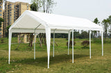 Quictent 20' x 10' Heavy Duty Carport Gazebo Canopy Party Tent Garage Car Shelter White