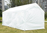 Quictent 20' x 10' Heavy Duty Carport Gazebo Canopy Party Tent Garage Car Shelter White