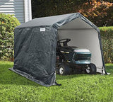 Quictent Storage Shelter 6 x 6- Feet Outdoor Carport Shed Heavy Duty Car Canopy Grey