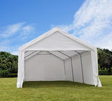 Quictent 13ftx20ft Carport Heavy Duty Car Canopy Galvanized Car Shelter with Reinforced Ground Bars