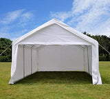Quictent 13ftx20ft Carport Heavy Duty Car Canopy Galvanized Car Shelter with Reinforced Ground Bars