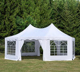 Quictent 20' x 14.5' Octagonal Party Tent-White