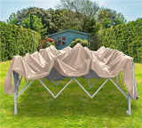 Quictent Upgraded Privacy 10' x 20' Pop Up Canopy-Beige