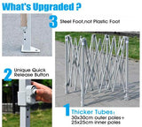 Quictent Upgraded Privacy 10' x 20' Pop Up Canopy-Beige
