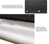 Quictent No-Side 10' x 20' Heavy Duty Pop Up Canopy-Black