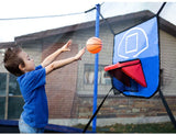 TUV Certified ORCC 15FT Basketball Trampoline with Safety Enclosure Net for Kids