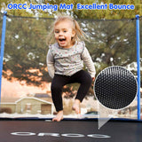 TUV Certified ORCC 15FT Basketball Trampoline with Safety Enclosure Net for Kids