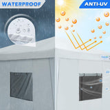 Quictent Upgraded Privacy 10' x 20' Pop Up Canopy-White